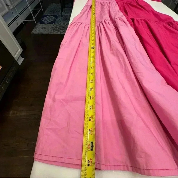 Christoper John Roberts two tone pink color block midi dress w/Pockets size 2 - Picture 9 of 9